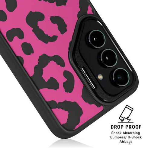 Rosy Leopard Galaxy S24 Kickstand Case