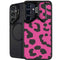 Rosy Leopard Galaxy S25 Plus Kickstand Case