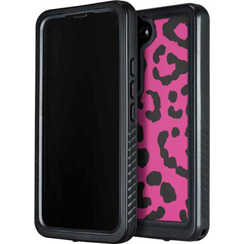 Rosy Leopard Galaxy S24 Plus Waterproof Case