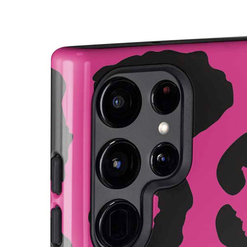 Rosy Leopard Galaxy S25 Ultra Impact Case