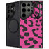 Rosy Leopard Galaxy Cases