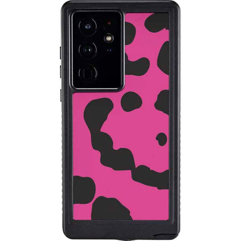 Rosy Leopard Galaxy S24 Ultra Waterproof Case