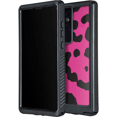 Rosy Leopard Galaxy S24 Ultra Waterproof Case