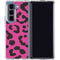 Rosy Leopard Galaxy Z Fold5 5G Clear Case