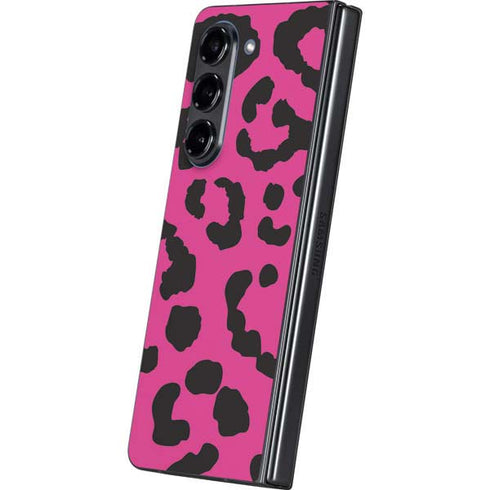 Rosy Leopard Galaxy Z Fold5 5G Skin