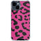 Rosy Leopard iPhone 15 Clear Case