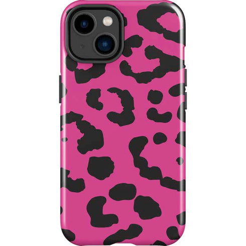 Rosy Leopard iPhone 15 Impact Case