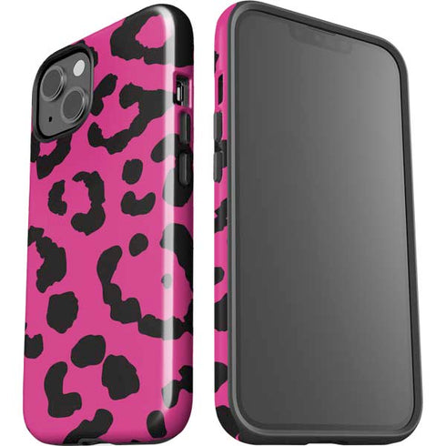 Rosy Leopard iPhone 15 Impact Case