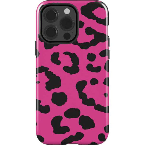 Rosy Leopard iPhone 15 Pro Impact Case