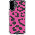 Rosy Leopard iPhone 16 Clear Case
