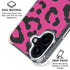 Rosy Leopard iPhone 16 Clear Case