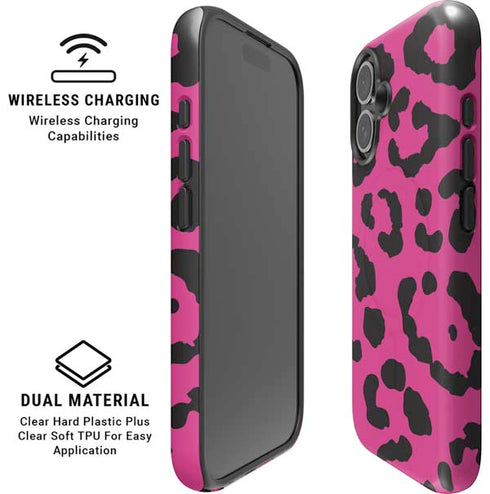 Rosy Leopard iPhone 16 Magsafe Impact Case