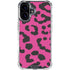 Rosy Leopard iPhone 16 Plus Clear Case