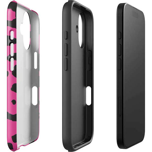 Rosy Leopard iPhone 16 Plus Impact Case