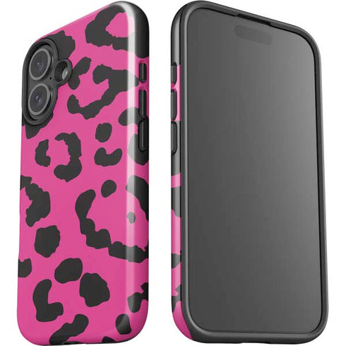 Rosy Leopard iPhone 16 Plus Impact Case