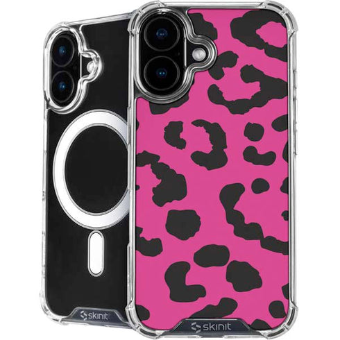 Rosy Leopard iPhone 16 Plus MagSafe Case