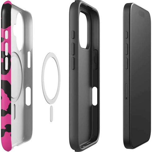 Rosy Leopard iPhone 16 Plus Magsafe Impact Case