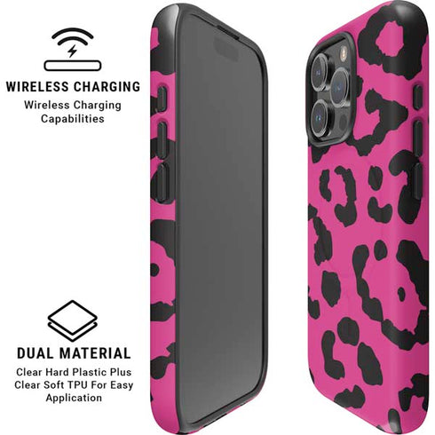 Rosy Leopard iPhone 16 Pro Magsafe Impact Case