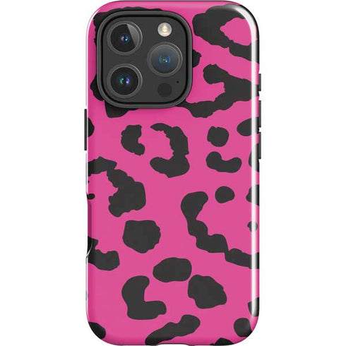 Rosy Leopard iPhone 16 Pro Max Impact Case