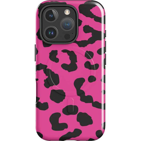Rosy Leopard iPhone 16 Pro Max Magsafe Impact Case