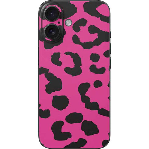 Rosy Leopard iPhone 16 Skin