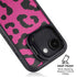 Rosy Leopard iPhone 16e Kickstand Case