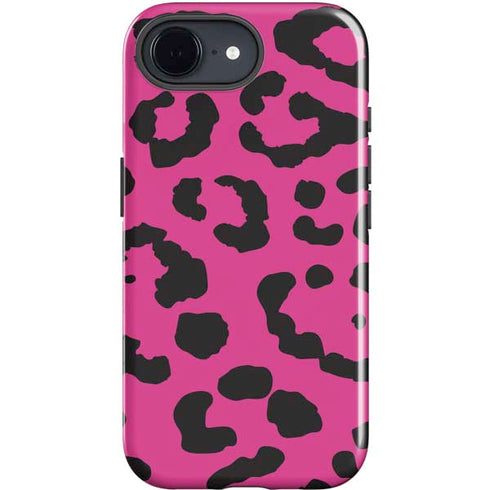Rosy Leopard iPhone 16e Impact Case