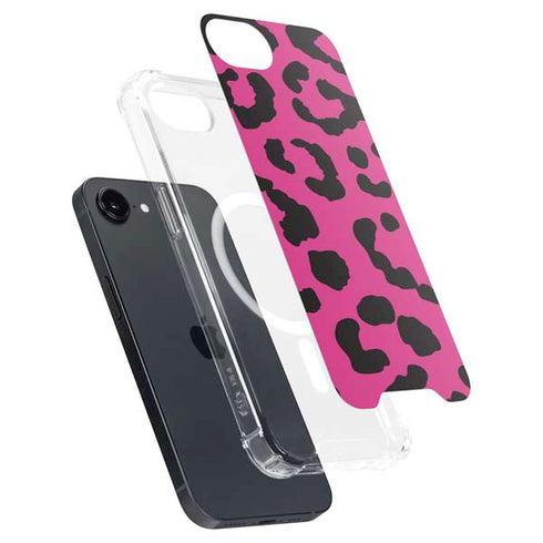 Rosy Leopard iPhone 16e MagSafe Case