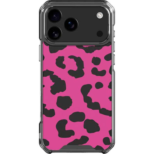 Rosy Leopard iPhone 18 Pro Max Clear Case