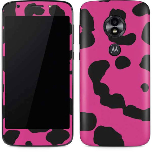 Rosy Leopard Moto E5 Play Skin