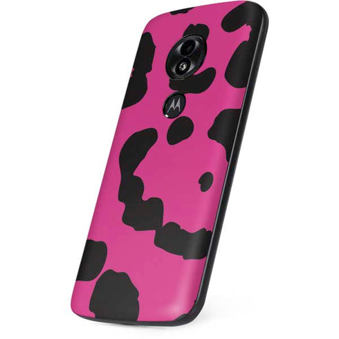 Rosy Leopard Moto E5 Play Skin