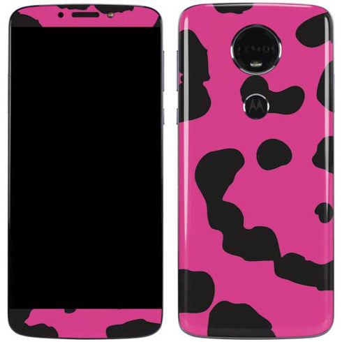 Rosy Leopard Moto E5 Plus Skin