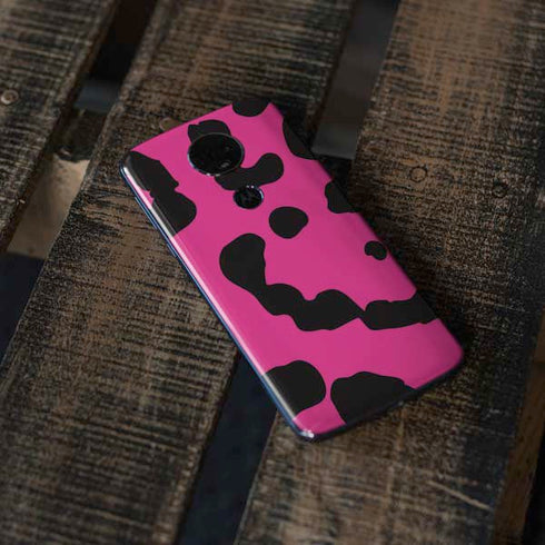Rosy Leopard Moto E5 Plus Skin