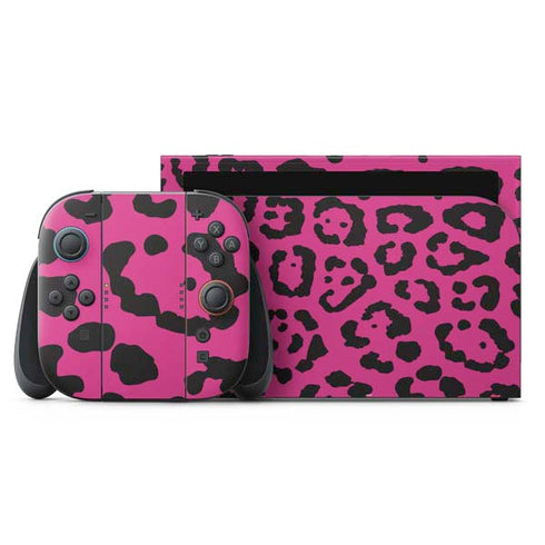 Rosy Leopard Nintendo Skins