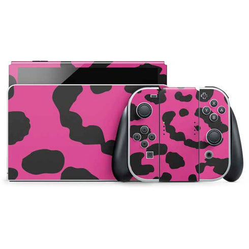 Rosy Leopard Nintendo Skins