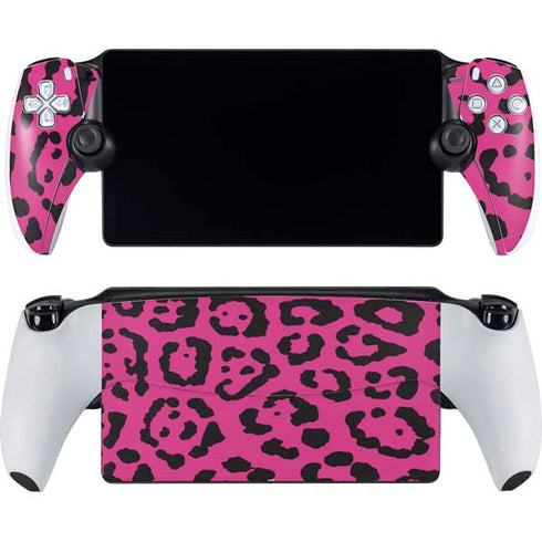 Rosy Leopard PlayStation PS5 Skins