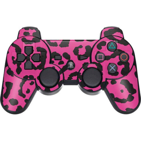 Rosy Leopard PS3 Dual Shock wireless controller Skin