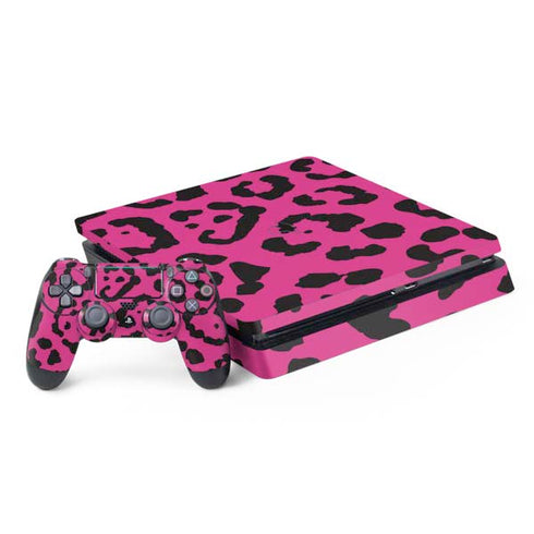 Rosy Leopard PlayStation PS4 Skins