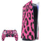 Rosy Leopard PlayStation PS5 Skins