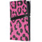 Rosy Leopard PS5 Pro Console Skin