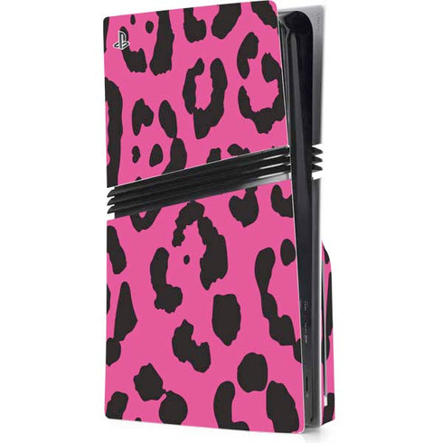 Rosy Leopard PlayStation PS5 Skins