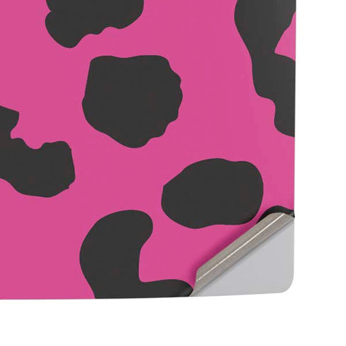 Rosy Leopard PS5 Pro Disk Console Skin