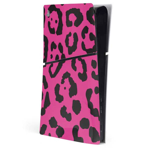 Rosy Leopard PlayStation PS5 Skins