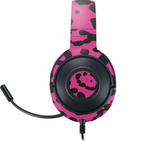 Rosy Leopard Razer Kraken X Skin