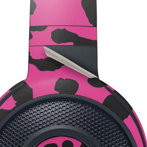 Rosy Leopard Razer Kraken X Skin