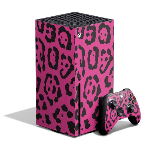 Rosy Leopard Xbox Series X Bundle Skin