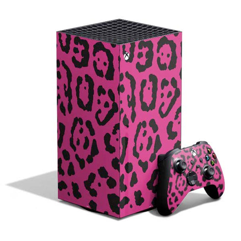 Rosy Leopard XBox Series X Digital Edition Bundle Skin