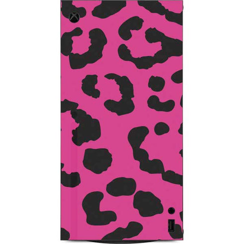 Rosy Leopard XBox Series X Digital Edition Console Skin