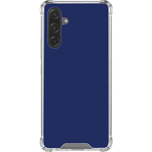 Royal Blue Galaxy A17 Clear Case