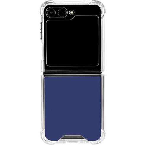 Royal Blue Galaxy Z Flip6 Clear Case
